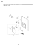 DISPENSER PARTS Diagram and Parts List for LSC23924ST ASTCNA1 LG Refrigerator