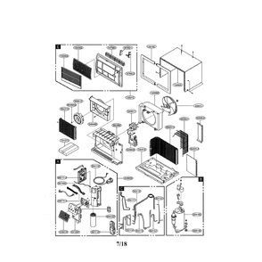 Part Location Diagram of 5230A20041E LG Air Filter