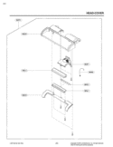 HEADCOVER Diagram and Parts List for LUV350P APTELGA LG Canister Vacuum