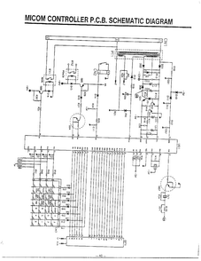 Controller P.c.b. Schematic Diagram Diagram and Parts List for MA-880MW  LG Microwave