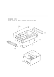 Freezer Parts Diagram and Parts List for GC-B258VKNM ASBCNA0 LG Refrigerator