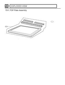 Top Plate Assembly Diagram and Parts List for DLGX6501W ABWEEUS LG Dryer