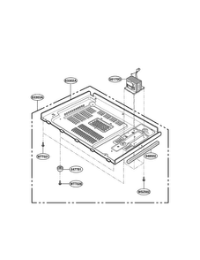 Base Plate Parts Diagram and Parts List for LMAB1240ST01  LG Microwave