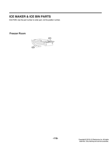 Ice Maker And Ice Bin Parts Diagram and Parts List for GR-Q278NSNM ASTCNA0 LG Refrigerator