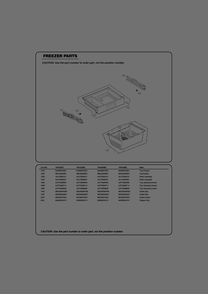 Freezer Parts Diagram and Parts List for GR-B318LQTM ANSCSE1 LG Refrigerator