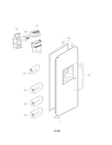 Part Location Diagram of EAU61026304 LG MOTOR, AC DISPENSER