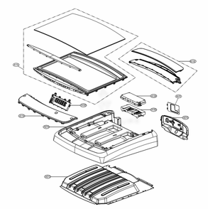 Control Panel And Plate Assembly: Electric Type Diagram and Parts List for DLEY1701VE ASSEEUS LG Dryer
