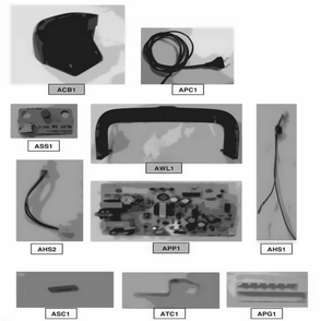 Part Location Diagram of EBR62995001 LG PCB ASSEMBLY,SUB