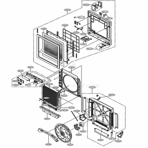 Main Diagram and Parts List for ARNU093SFA4 ANCBLUS LG Air Conditioner