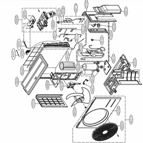 Part Location Diagram of EAD62145817 LG HARNESS,MULTI