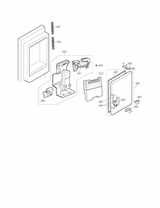 Ice Maker And Ice Bank Parts Diagram and Parts List for 79572039112  Kenmore Refrigerator