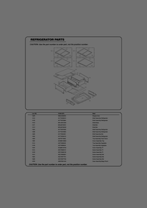 Refrigerator Parts Diagram and Parts List for GR-J338HSTP ASTCSE1 LG Refrigerator