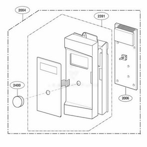 Controller Parts Diagram and Parts List for JVM1490SH ASBEGEU LG Range