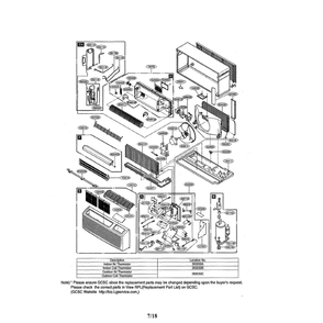 Part Location Diagram of EBR76479903 LG PCB ASSEMBLY,MAIN