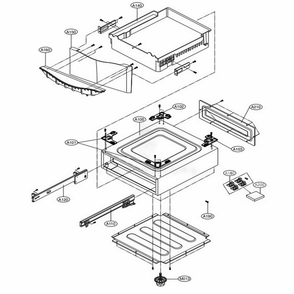 Main Diagram and Parts List for 51042 BBWESEU LG Dryer