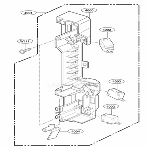 Latch Board Parts Diagram and Parts List for MMV5186AAB ABKEMTG LG Range