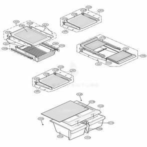 Refrigerator Parts Diagram and Parts List for 79304 ABI1SER LG Refrigerator