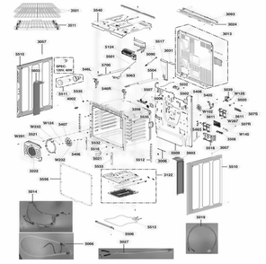 Part Location Diagram of EBR80595405 LG PCB ASSEMBLY,SUB
