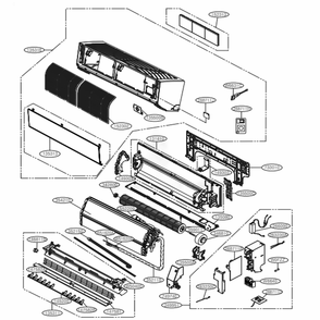 Sb Chassis Diagram and Parts List for ARNU153SBR4 ANCBLUS LG Air Conditioner