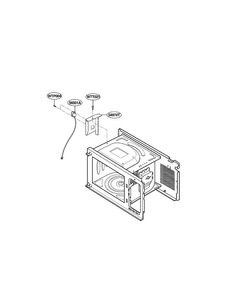 Sensor Parts Diagram and Parts List for LCRM1240ST01  LG Microwave