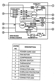 Wiring Diagram Diagram and Parts List for LWH0511ACR  LG Air Conditioner