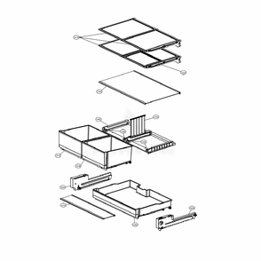 Refrigerator Parts Diagram and Parts List for LRFVC2406D ASBCNA0 LG Refrigerator