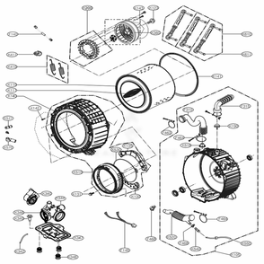 Part Location Diagram of AGM75510708 LG PARTS ASSEMBLY