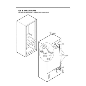 Section 2 Diagram and Parts List for LFX25971SW ASW2LGA LG Refrigerator