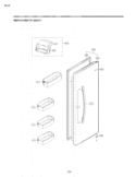 REFRIGERATOR DOOR Diagram and Parts List for LSC23924ST ASTCNA2 LG Refrigerator