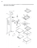 REFRIGERATOR COMPARTMENT Diagram and Parts List for LSC23924ST ASTCNA2 LG Refrigerator