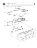 EXPLODED VIEW   Control Panel & Plate Assembly Diagram and Parts List for DLE2514W ABWEEUS LG Dryer