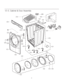 Part Location Diagram of 3551EL0009B LG Cover Assembly,Cabinet