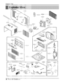 Room Air Conditioner Exploded View Exploded View Diagram and Parts List for LW8012ER AWYAUSH LG Air Conditioner