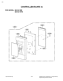 CONTROLLER PARTS I Diagram and Parts List for MV1611BB CB2ELGB LG Microwave