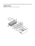 FREEZER PARTS Diagram and Parts List for LMX25981SB AWB3LGA LG Refrigerator