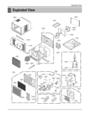 Exploded View Exploded View Diagram and Parts List for LW1812HR AWYAHDP LG Air Conditioner