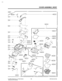 COVER ASSEMBLY Diagram and Parts List for LCV800R AAEELGA LG Canister Vacuum
