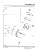 TANK ASSEMBLY Diagram and Parts List for LCV800R AAEELGA LG Canister Vacuum