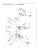 Part Location Diagram of EBF61215202 LG Washer Lid Switch Assembly