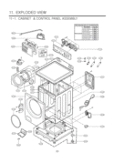 Part Location Diagram of MBL62818307 LG CAP,COVER