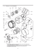 Part Location Diagram of 3108ER1001E LG CASING,PUMP