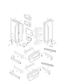 Part Location Diagram of ADD73996015 LG DOOR FOAM ASSEMBLY