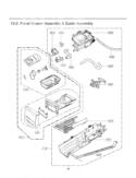 Panel Drawer Assembly & Guide Assembly Diagram and Parts List for DLGX2651W ABWEEUS LG Dryer