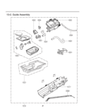 Guide Assembly Diagram and Parts List for DLGX5171V ASSEEUS LG Dryer