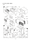 EXPLODED VIEW Diagram and Parts List for LT103CNR AWYBUSH LG Air Conditioner