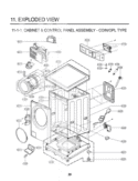 Part Location Diagram of EBR64458104 LG PCB ASSEMBLY,DISPLAY