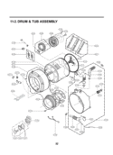 Part Location Diagram of AJQ35154210 LG TUB ASSEMBLY,OUTER