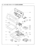 EXPLODED VIEW OF TOP COVER ASSEMBLY Diagram and Parts List for WT5070CW ABWEEUS LG Washer