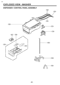 Diagram 8 Diagram and Parts List for W3S1CVK2EHM ABLEEUS LG Washer