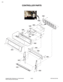 CONTROLLER PARTS Diagram and Parts List for LRE30453SB FB1LLGA LG Range